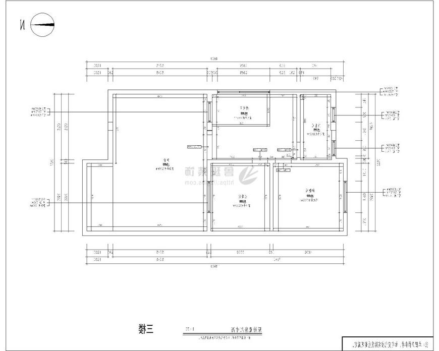 巴塞阳光,欧式风格,三层户型图